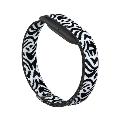 Correa elástica Fitbit Air (leopardo blanco)
