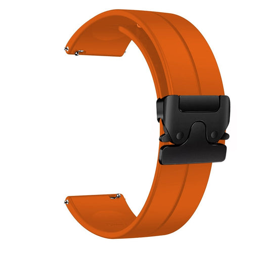 Correa silicona Samsung Galaxy Watch 3 45mm con hebilla P (naranja)