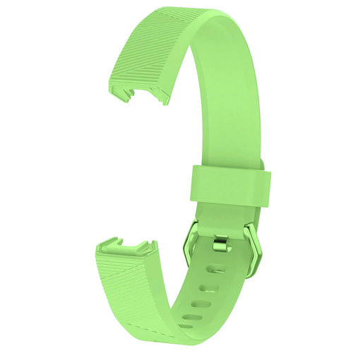 Silicone Strap, light green, without a watch, 3/4 front view