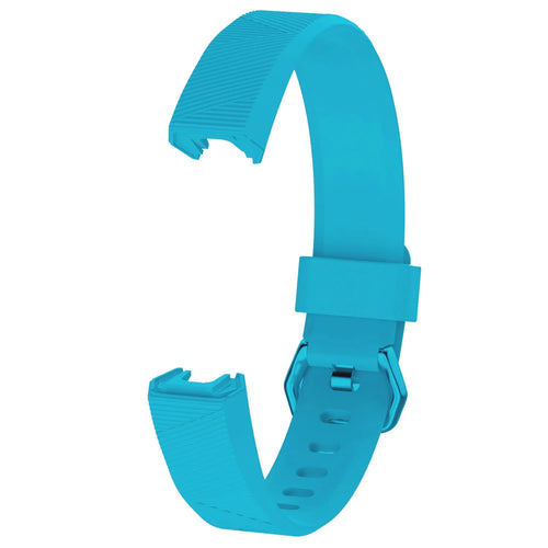 Silicone Strap, light blue, without a watch, 3/4 front view