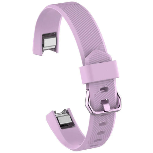 Silicone Strap, lavender, without a watch, 3/4 front view