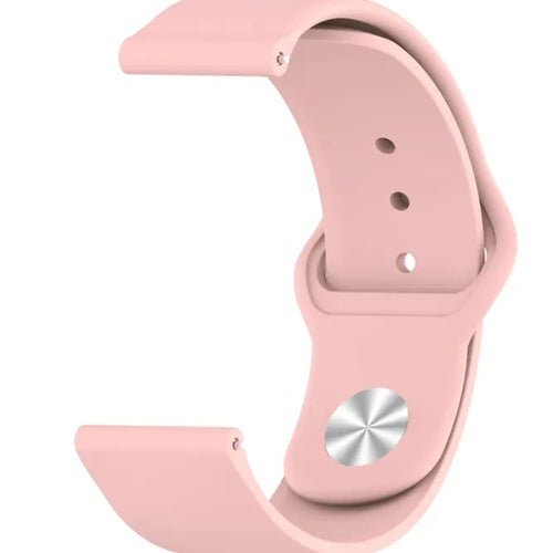 Silicone Sport Strap, pink, without a watch, 3/4 front view