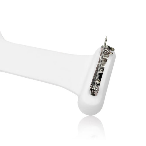 Silicone Nurse Fob, lucky leopard, without a watch, 3/4 front view