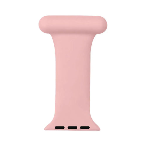 Silicone Nurse Fob, pink, without a watch, 3/4 front view