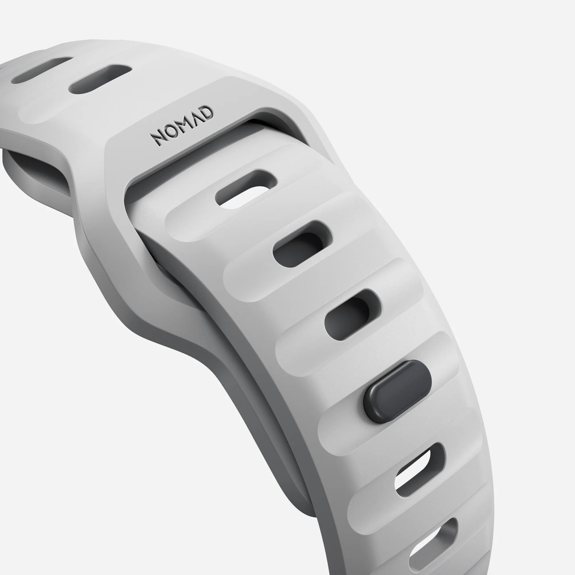 Nomad Correa silicona deportiva Apple Watch (gris lunar)