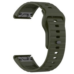 Correa silicona outdoor Garmin Instinct 3 - 50mm (verde militair)