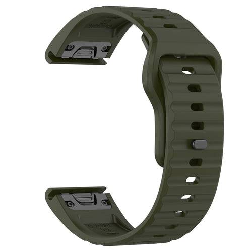 Correa silicona Outdoor Garmin Instinct (verde militar)