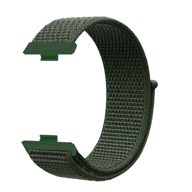 Correa nylon Classic Huawei Watch Fit 4 (verde oscuro)