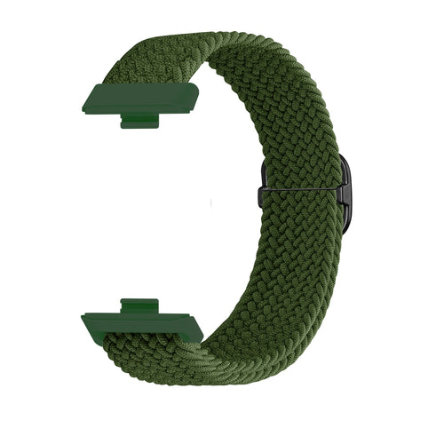 Huawei Watch Fit 5 Pro Adjustable Braided Strap (Green)