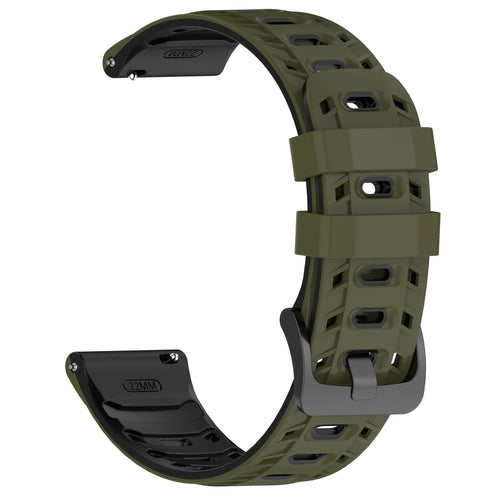 Correa deportiva Mecha Gard Pro Health Smartwatch 2 (verde militar/negro)