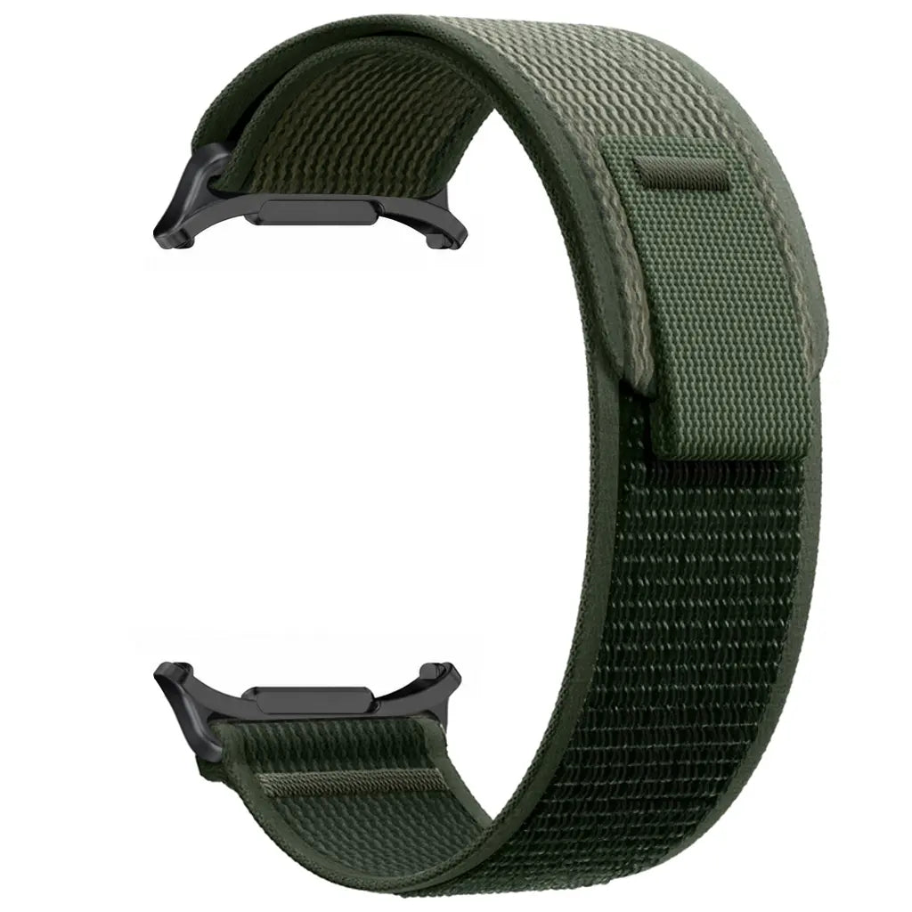Correa nylon trail Samsung Galaxy Watch Ultra 2 (verde militar)