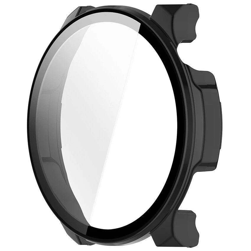 Funda resistente con vidrio Amazfit Balance 2 (negro)