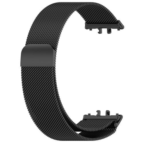 Milanese Strap, black, without a watch, 3/4 front view