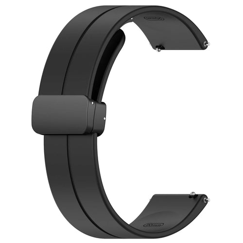 ICE Smart TKS Rectangular 1.41 D-Buckle Silicone Strap (Black)