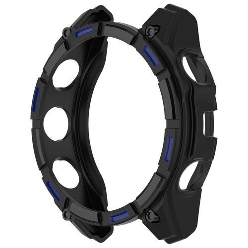 Funda resistente TPU Garmin Quatix 8 - 51mm (negro/azul)