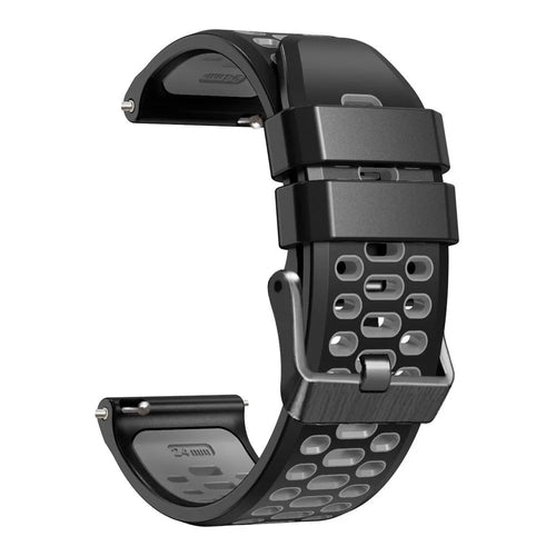 Coros Apex 4 - 46mm Sport Buckle Strap (Black/Grey)