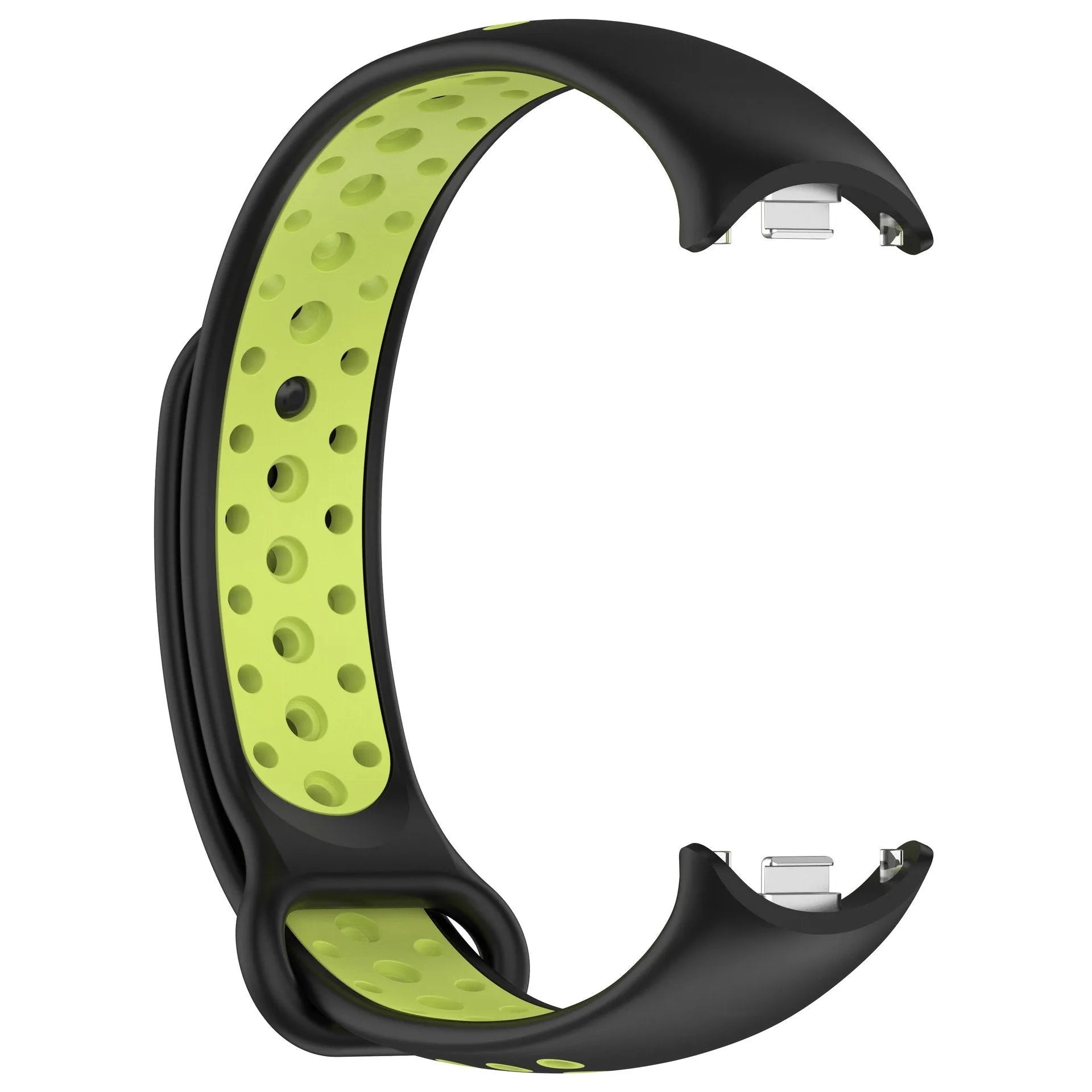 Silicone Sport Strap, without a watch, 3/4 front view