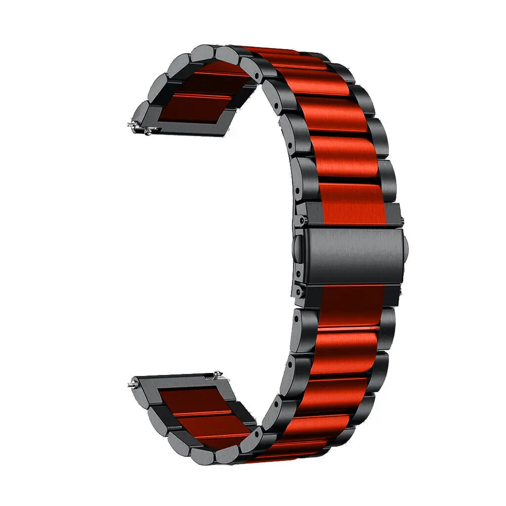 Garmin Forerunner 170 Steel Strap (Black/Red)