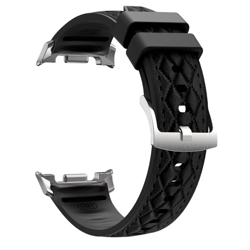Correa cuero híbrida diamond Samsung Galaxy Watch 9 - 44mm (negro)