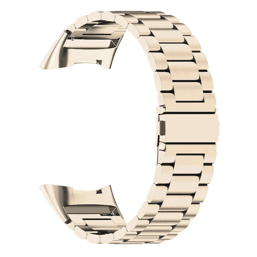 Steel Strap, champagne, without a watch, 3/4 front view
