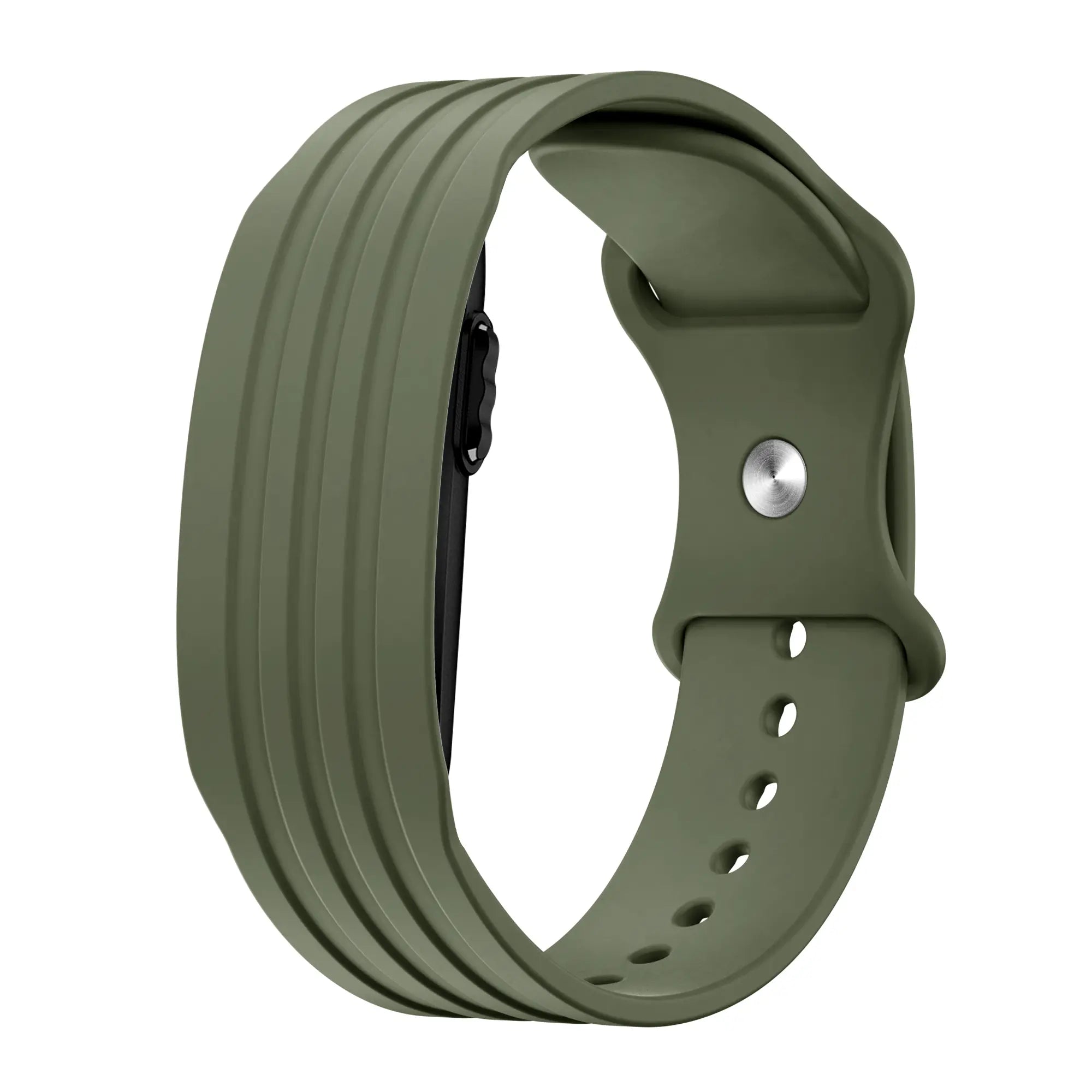 Bandz Corea silicona 'Clásico' Garmin Cirqa (verde militar)
