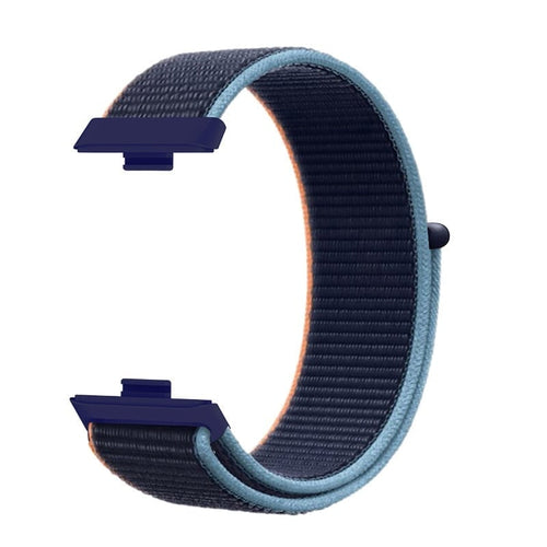Correa nylon Classic Huawei Watch Fit 4 (azul oscuro)