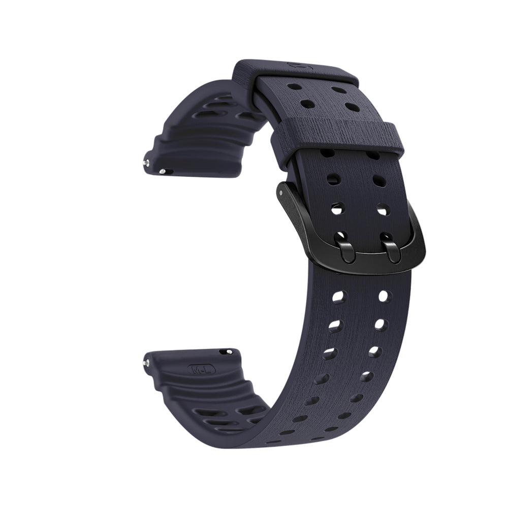 Polar Grit X Pro Silicone Grain Strap (Dark Blue)