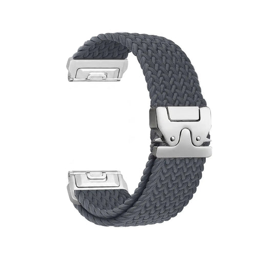 Garmin Approach S62 Braided Strap P-Buckle (Dark Grey with Silver)