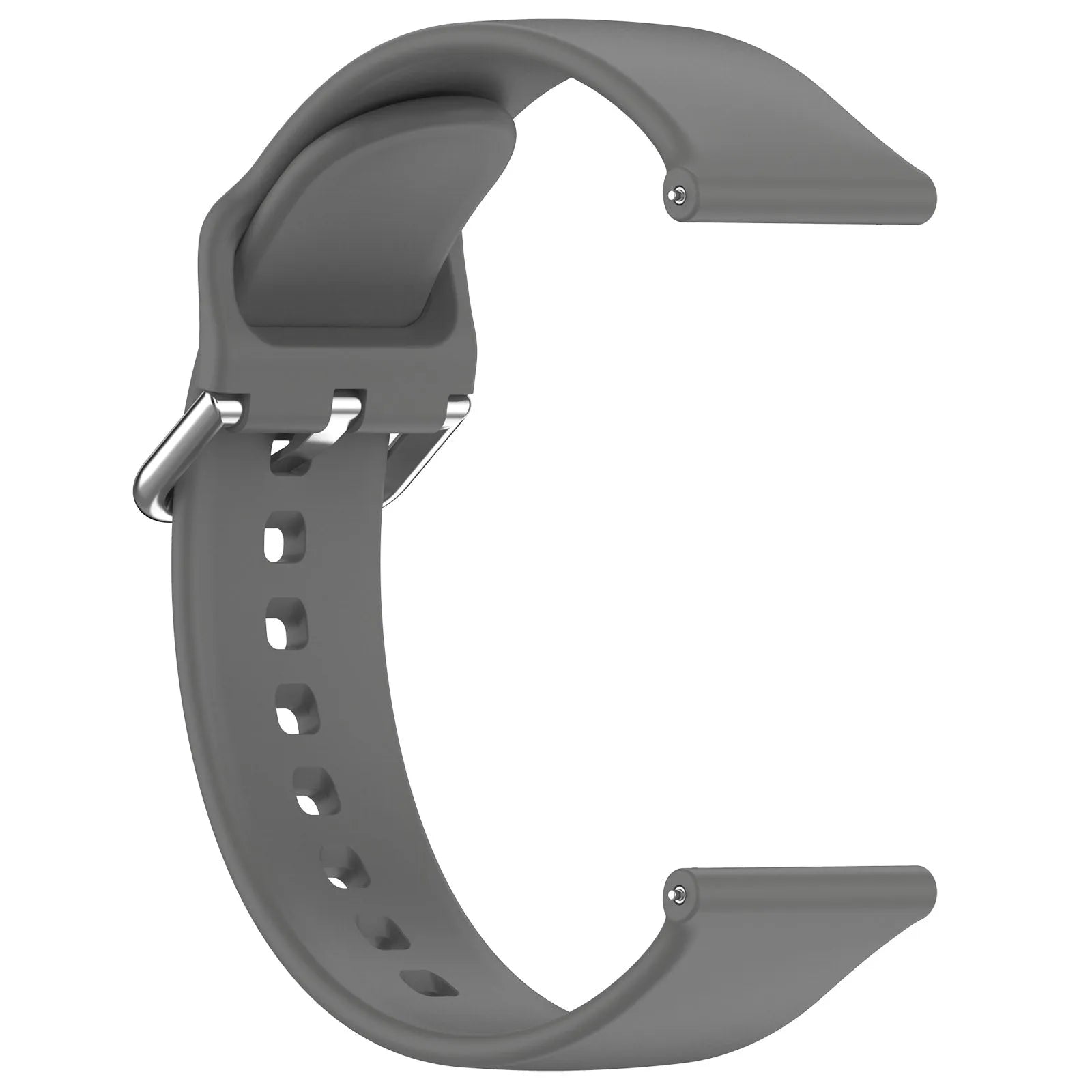 Correa silicona con hebilla TicWatch Pro 5 Enduro (gris oscuro)
