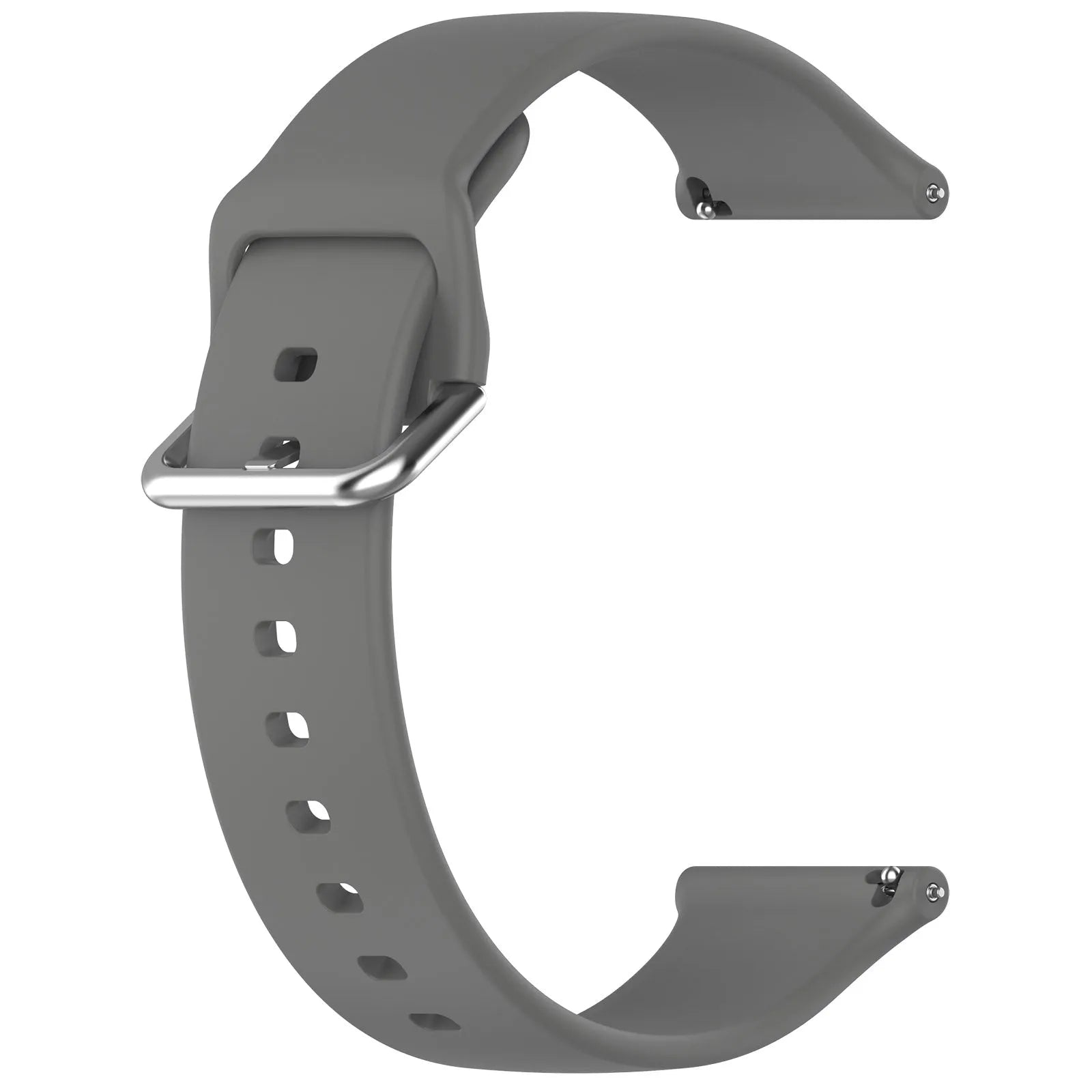 Correa silicona con hebilla TicWatch Pro 5 Enduro (gris oscuro)