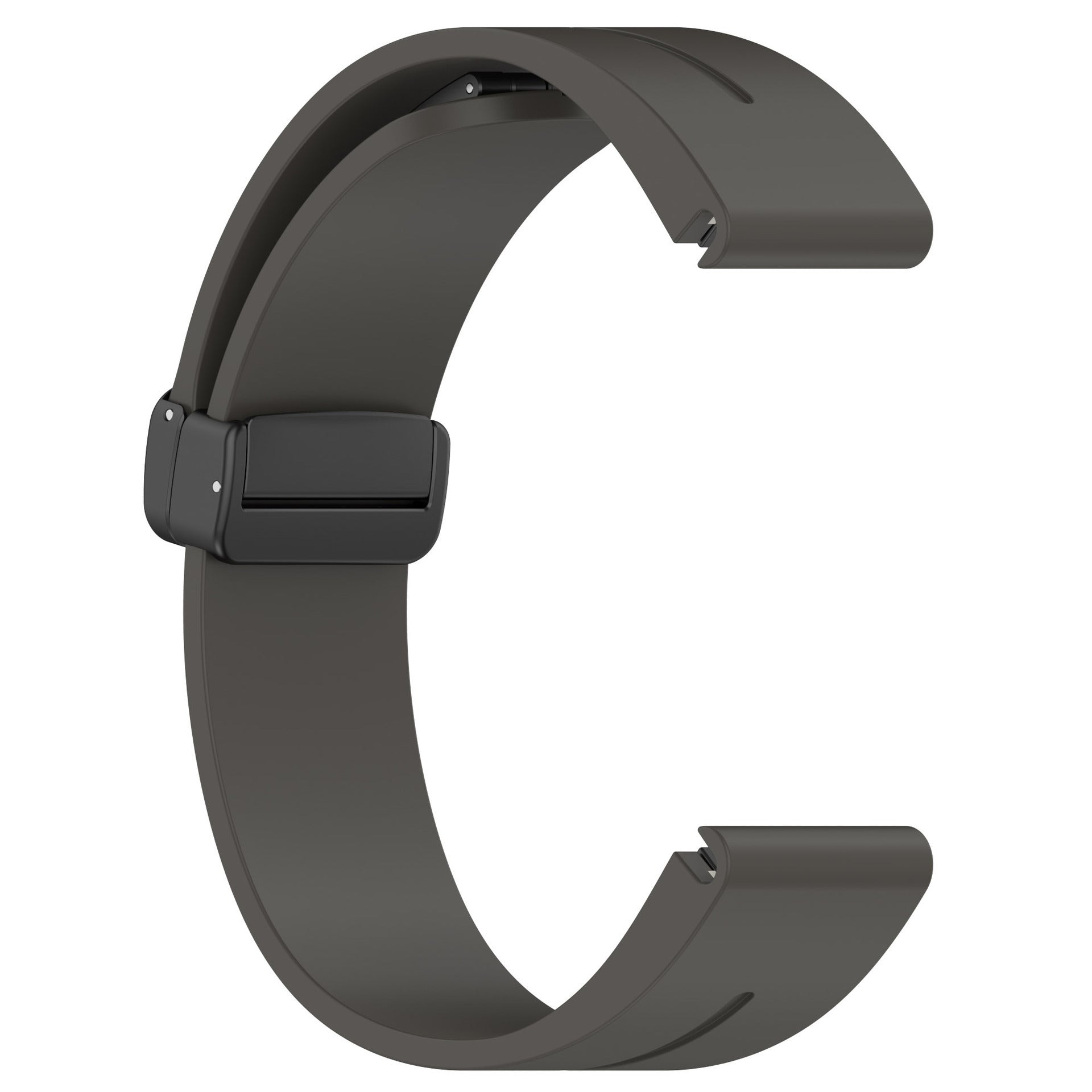 Correa silicona con hebilla-D Garmin Fenix 6 (gris oscuro)