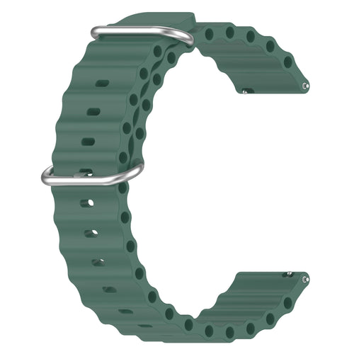Correa Ocean Huawei Watch 5 - 46mm (verde oscuro)
