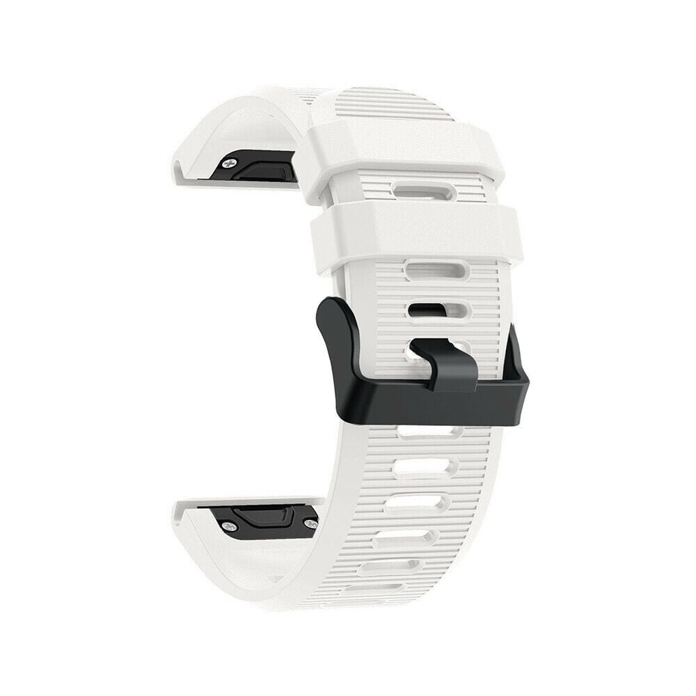 Silicone Strap, white, without a watch, 3/4 front view
