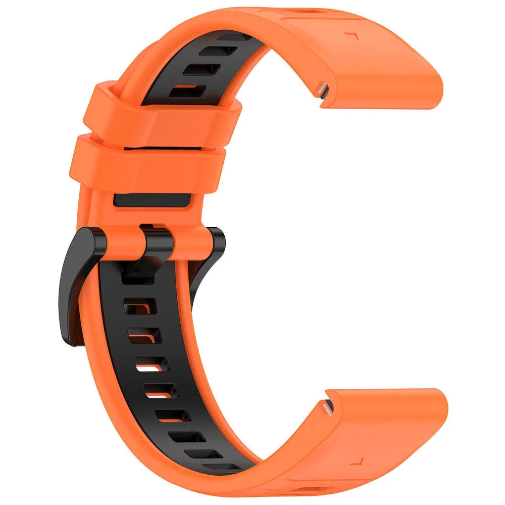 Correa deportiva con hebilla Garmin Fenix 8 Pro - 51mm (naranja/negro)
