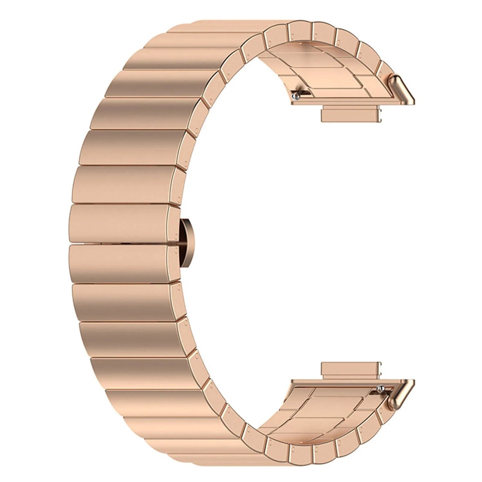 Metal Strap, rose gold, without a watch, 3/4 front view