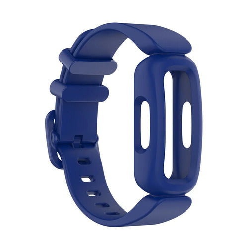 Silicone Strap, dark blue, without a watch, 3/4 front view