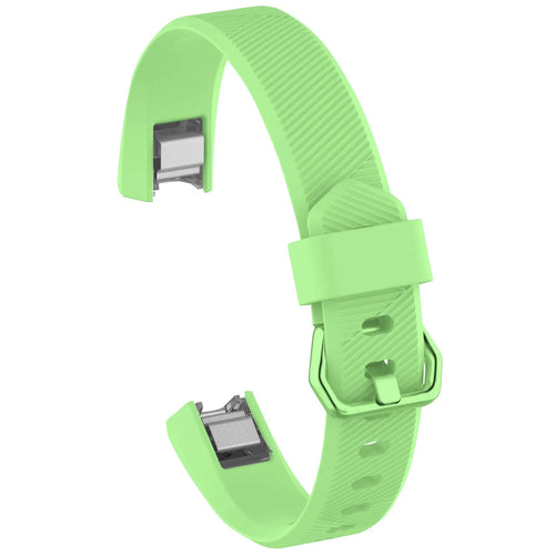 Silicone Strap, light green, without a watch, 3/4 front view