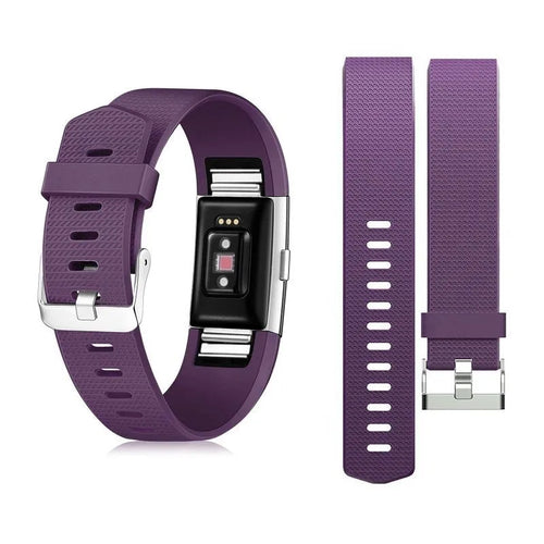 Silicone Strap, purple, without a watch, 3/4 front view