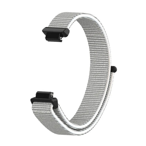 Nylon Strap, grey, without a watch, 3/4 front view