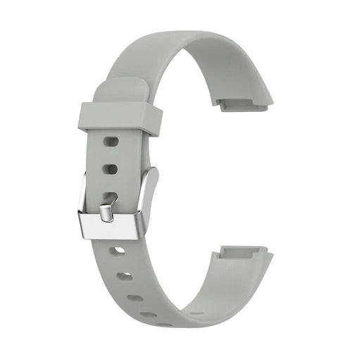 Silicone Strap, grey, without a watch, 3/4 front view