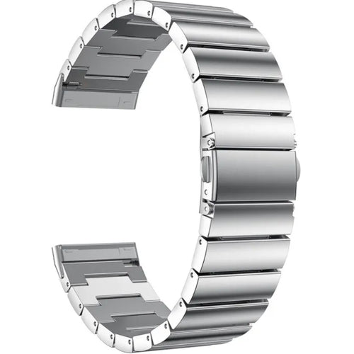 Metal Strap, silver, without a watch, 3/4 front view