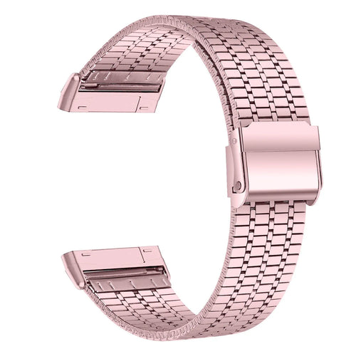 Fine Steel Strap, pink, without a watch, 3/4 front view