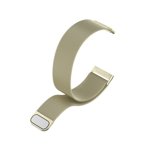 Milanese Strap, champagne, without a watch, 3/4 front view