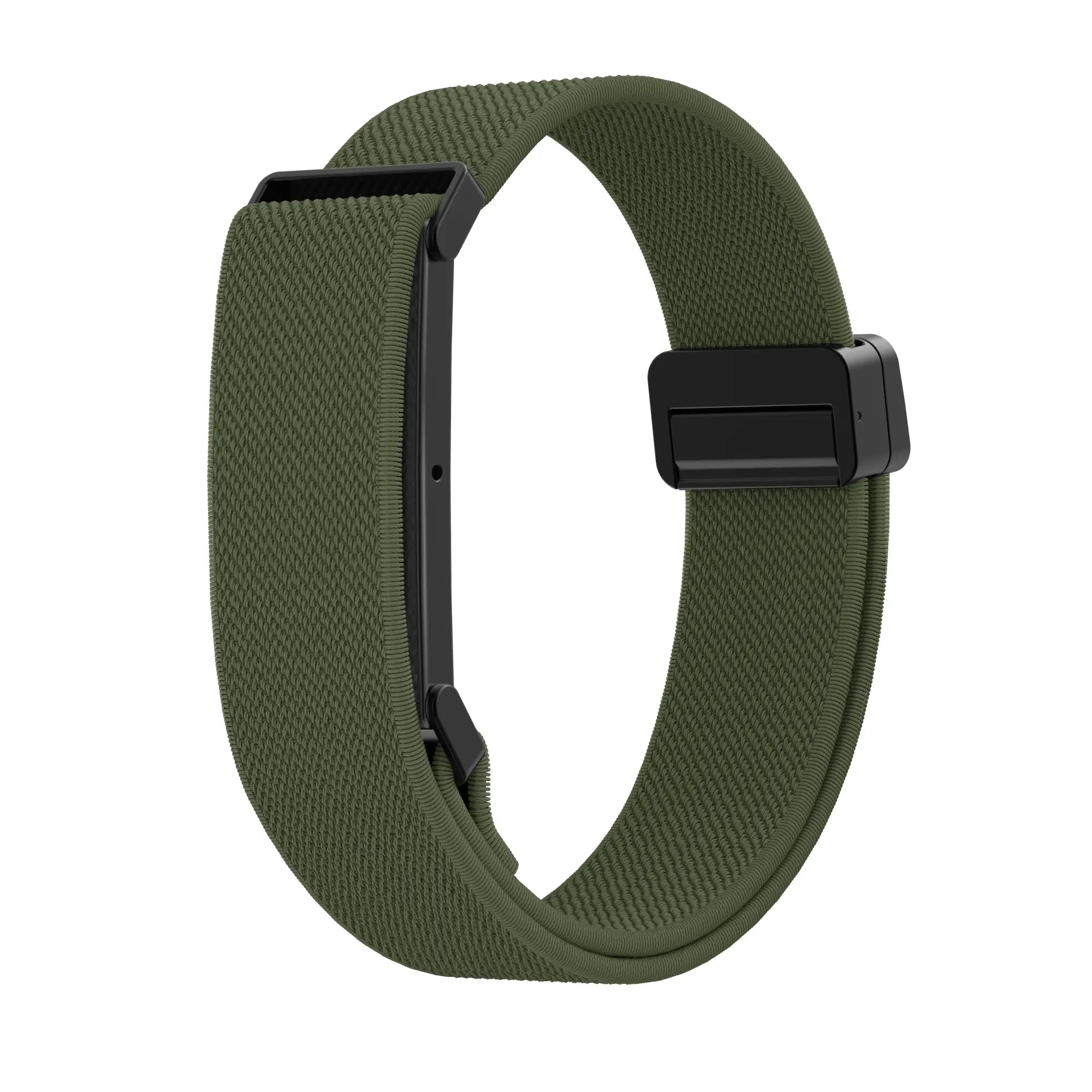 Bandz Correa nylon con hebilla-D Fitbit Air (verde militar)
