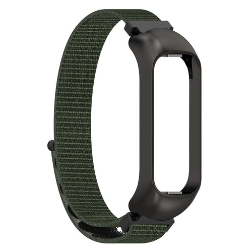 Nylon Strap, green, without a watch, 3/4 front view