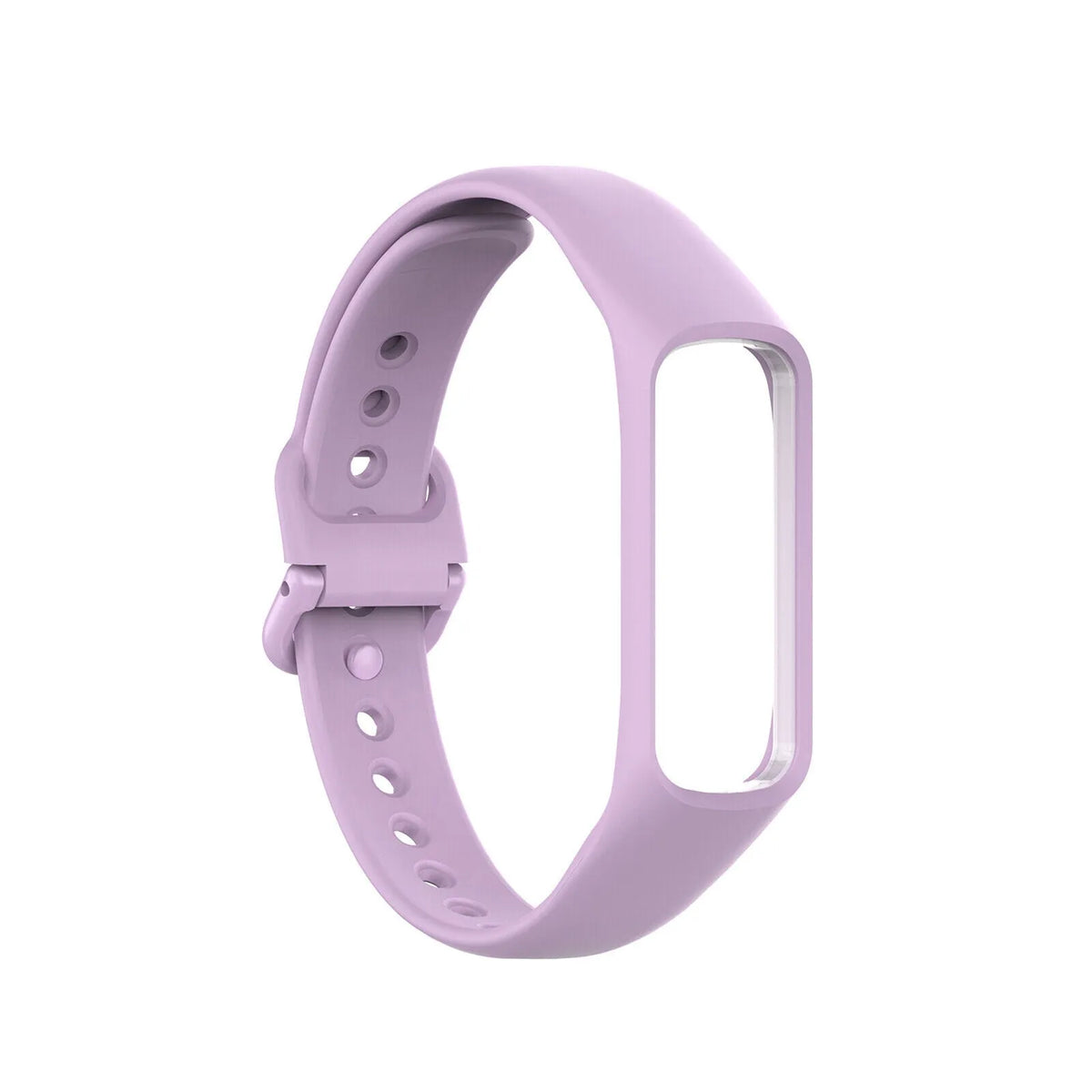 Silicone Strap, lavender, without a watch, 3/4 front view