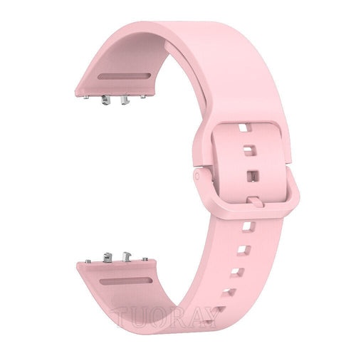 Silicone Strap, pink, without a watch, 3/4 front view