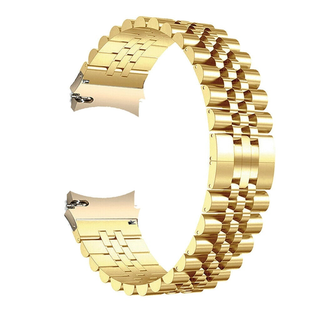 Jubilee Steel Strap, gold, without a watch, 3/4 front view