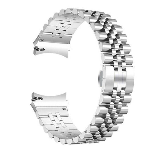 Jubilee Steel Strap, silver, without a watch, 3/4 front view