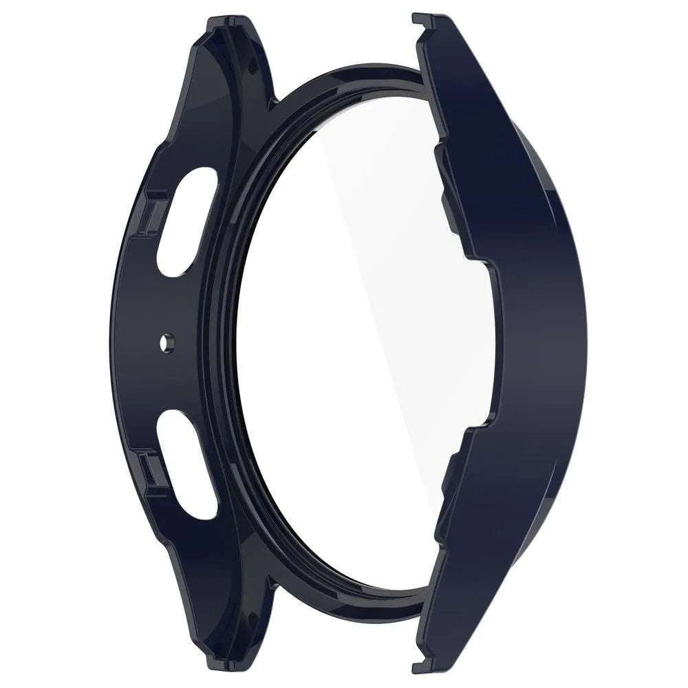 Funda rígida con vidrio Samsung Galaxy Watch 7 44mm (azul oscuro)